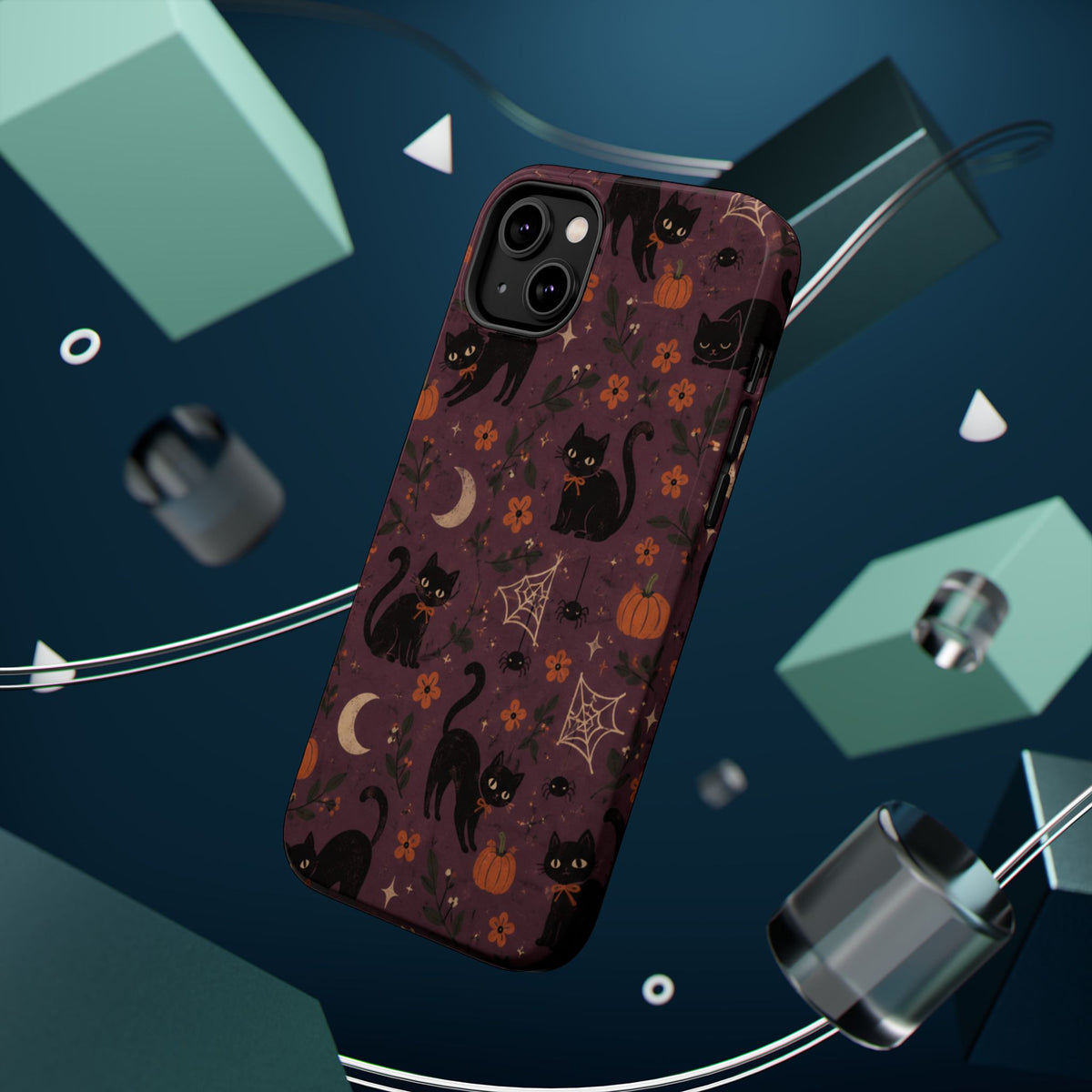 Halloween Black Cat MagSafe Phone Case, alternate view