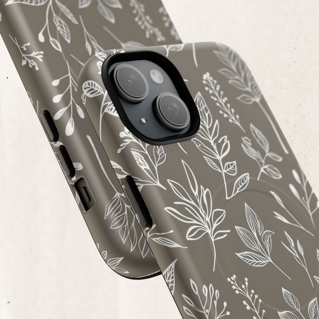 Botanical Leaf Tough Magnetic Phone Case