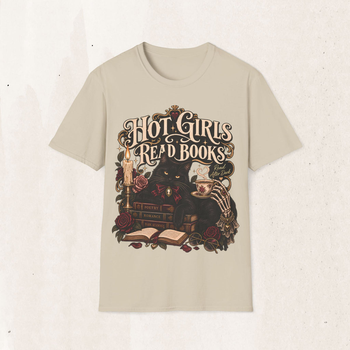 Hot Girls Read Books Graphic Tee