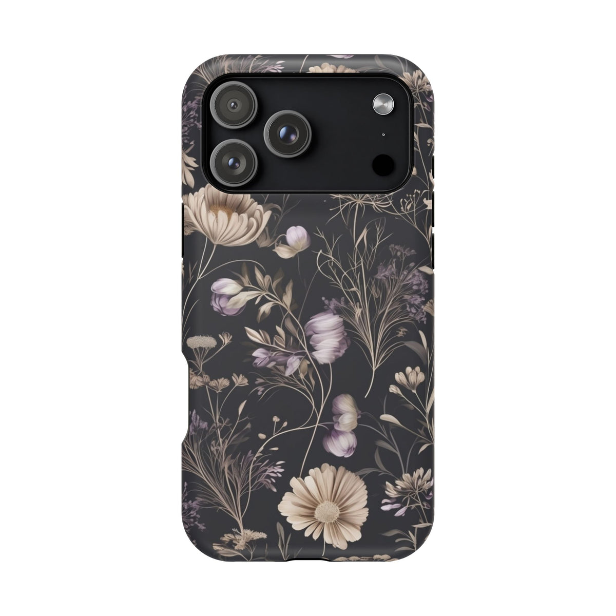 Dark Floral Magnetic Phone Case, alternate view
