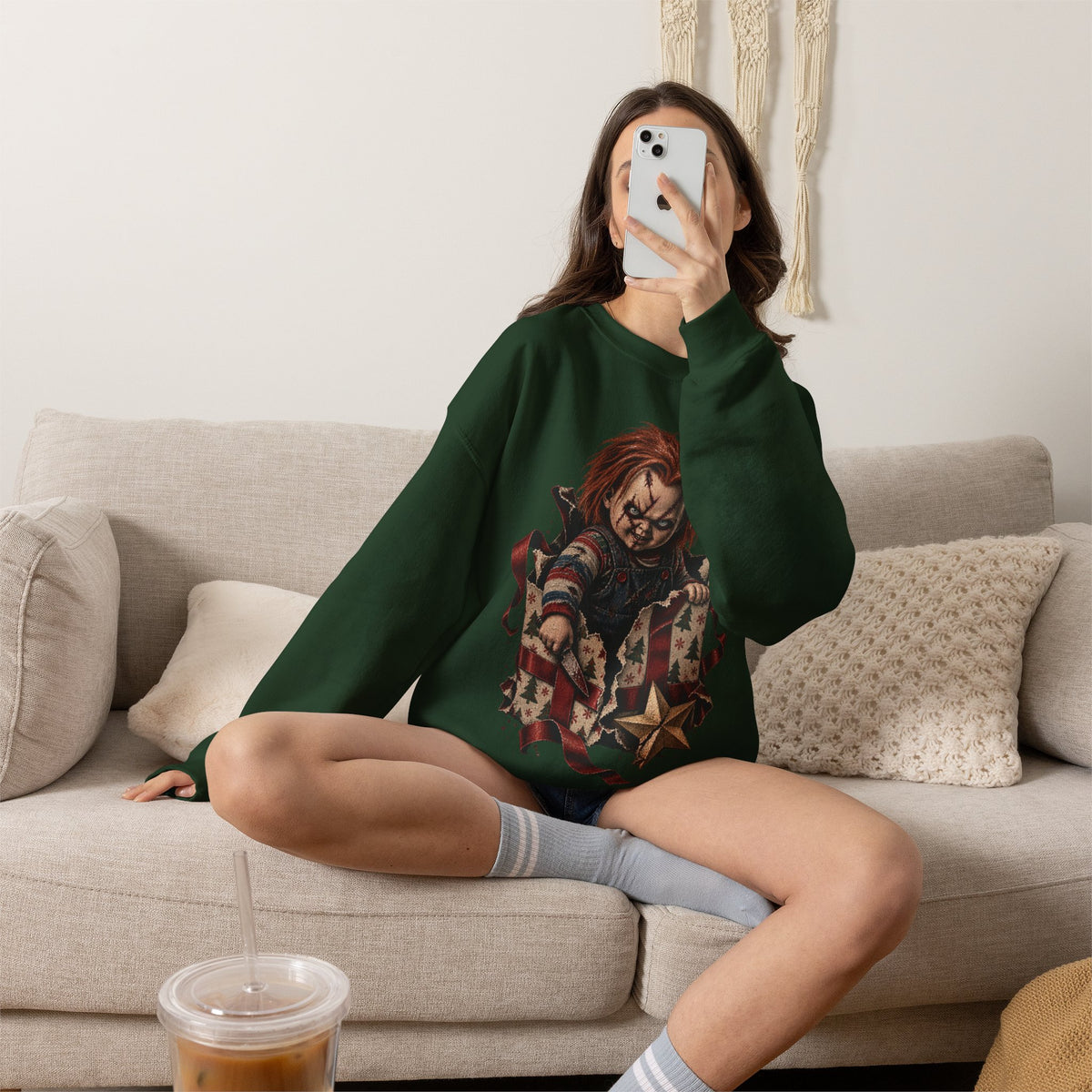 Chucky Christmas Crewneck Sweatshirt