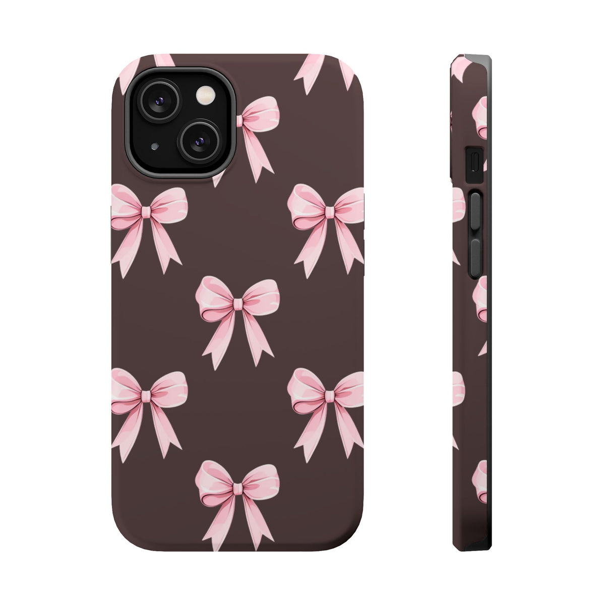 Pink Ribbon Bow Magnetic Phone Case, alternate view
