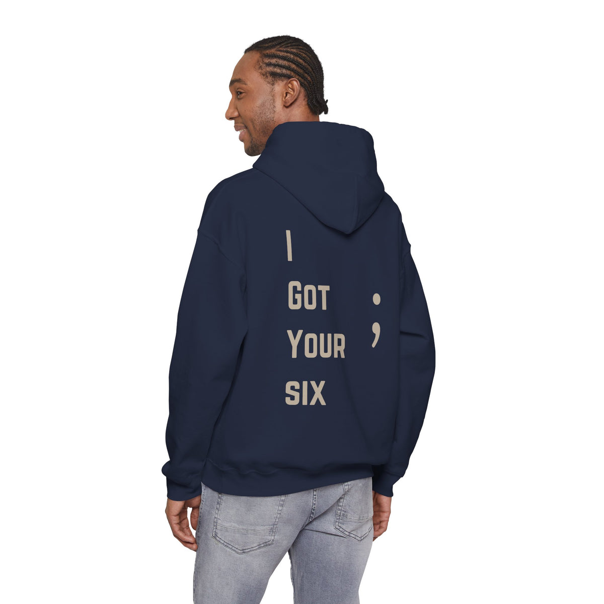 I Got Your Six Hoodie | Veteran Suicide Awareness Back Print Pullover