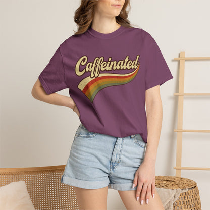 Caffeinated Retro Stripe Tee
