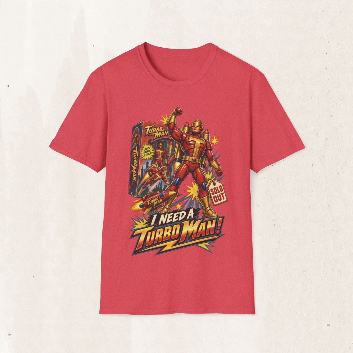 Turbo Man Graphic Tee - Jingle All The Way
