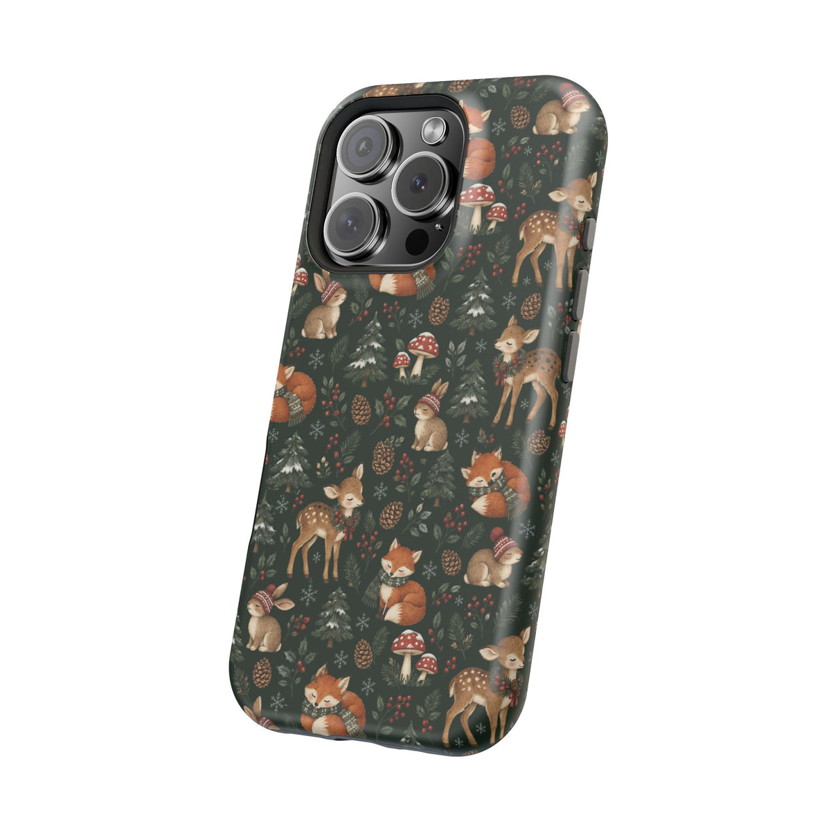 Woodland Fox & Deer MagSafe Phone Case, alternate view