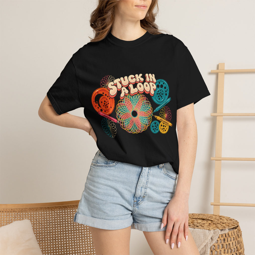Retro Spirograph Graphic Tee