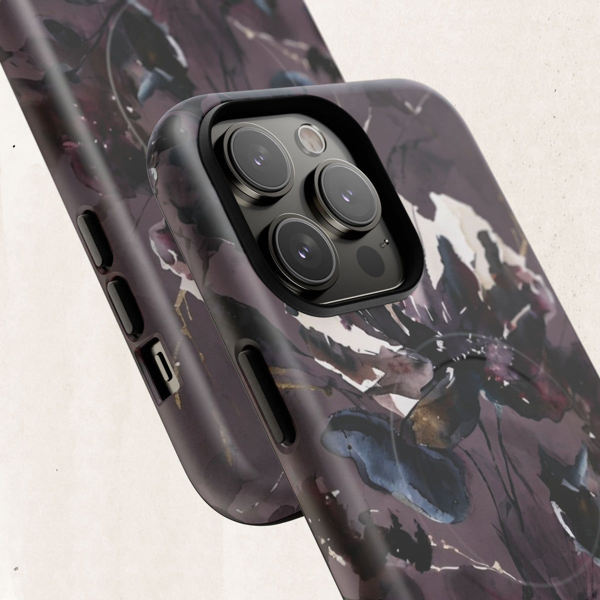 Floral Noir Magnetic Phone Case