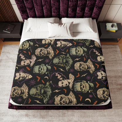 Universal Monsters Sherpa Blanket