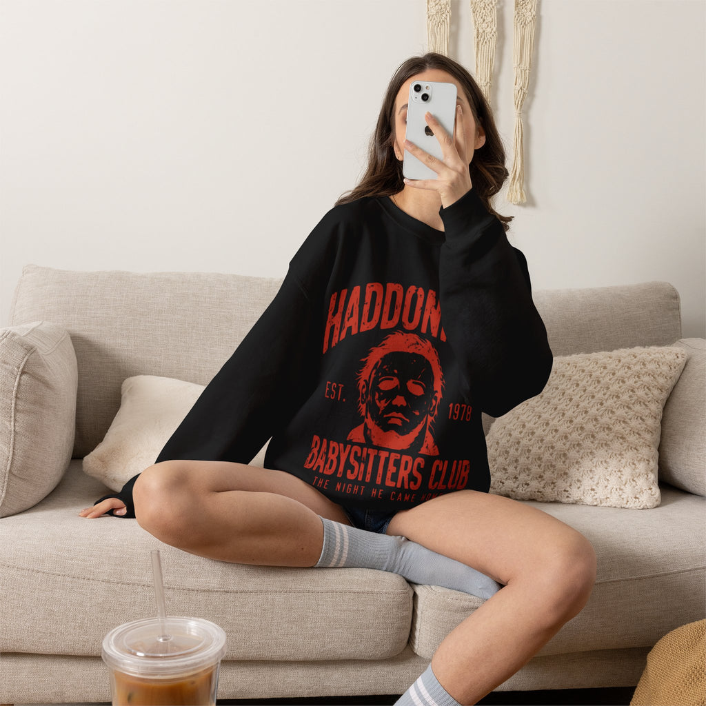Haddonfield Babysitters Club CrewneckSweatshirt