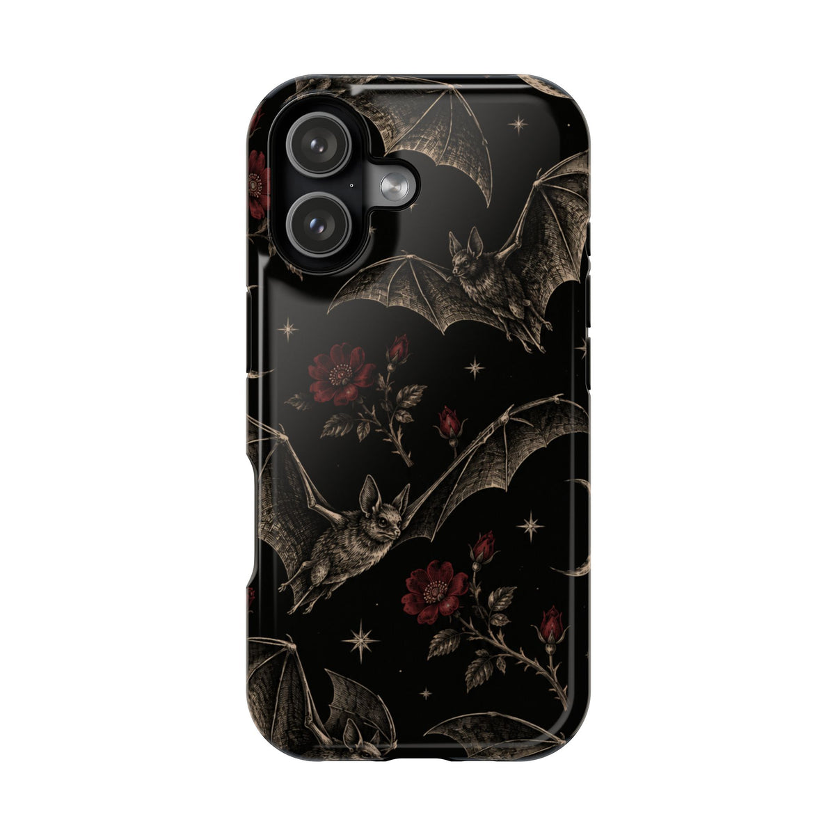 Gothic Bat & Moon Magnetic Phone Case, alternate view