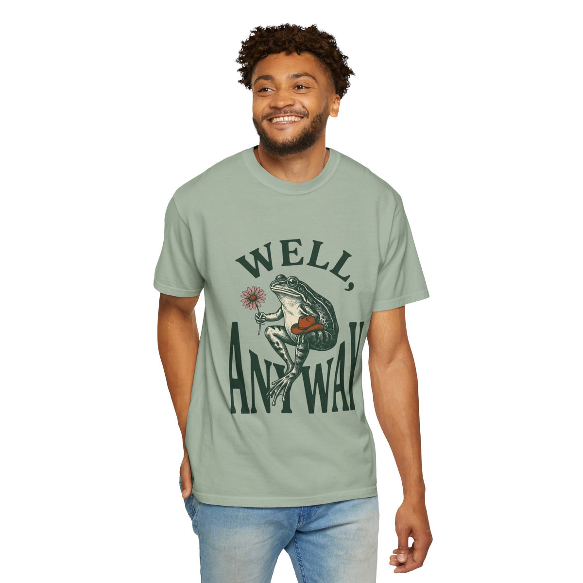 Frog Graphic "Well, Anyway" Tee