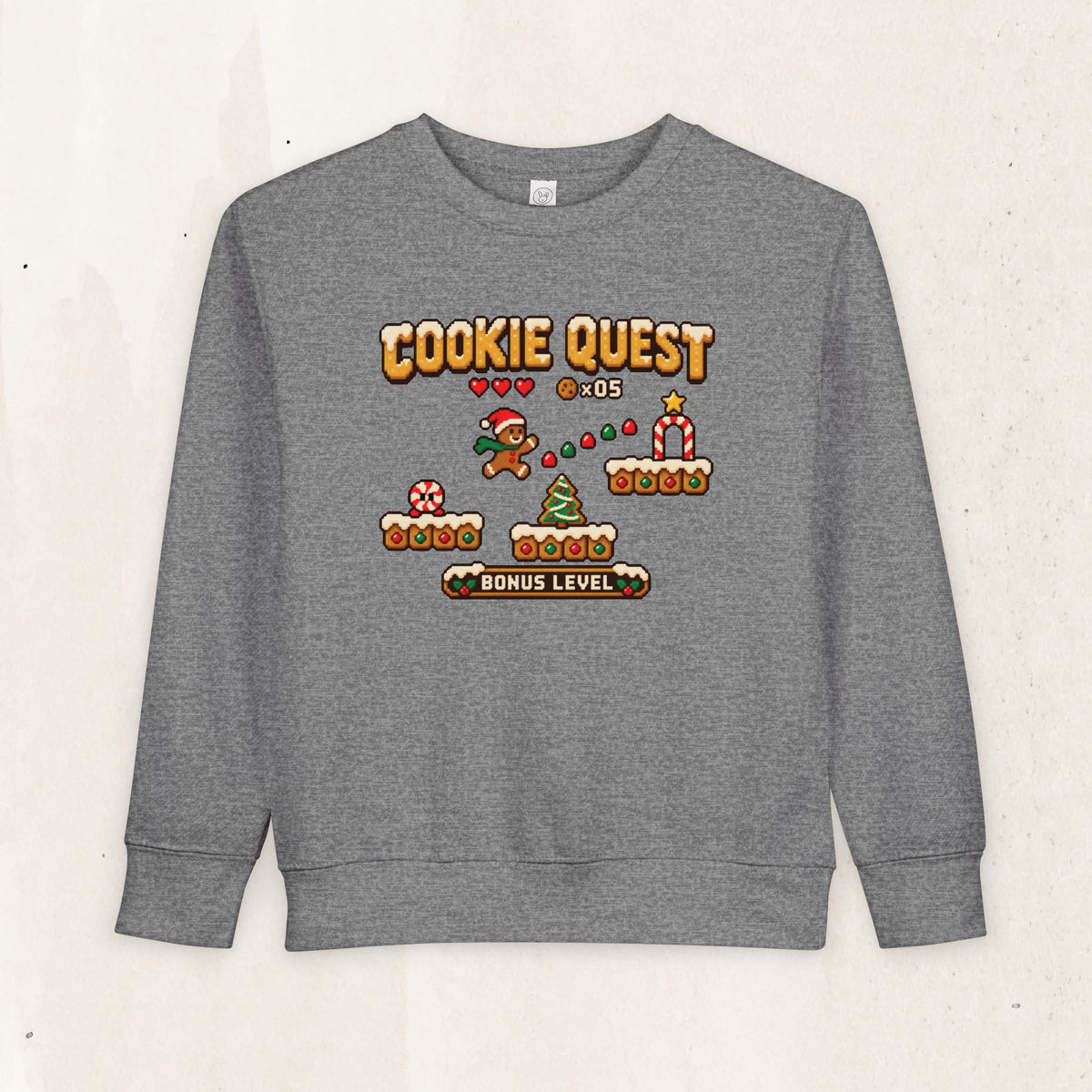 Christmas Cookie Quest Toddler Sweatshirt