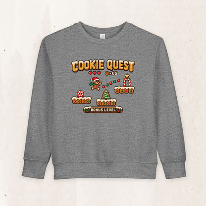 Christmas Cookie Quest Toddler Sweatshirt