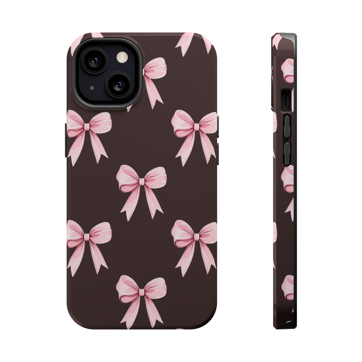 Pink Ribbon Bow Magnetic Phone Case, alternate view