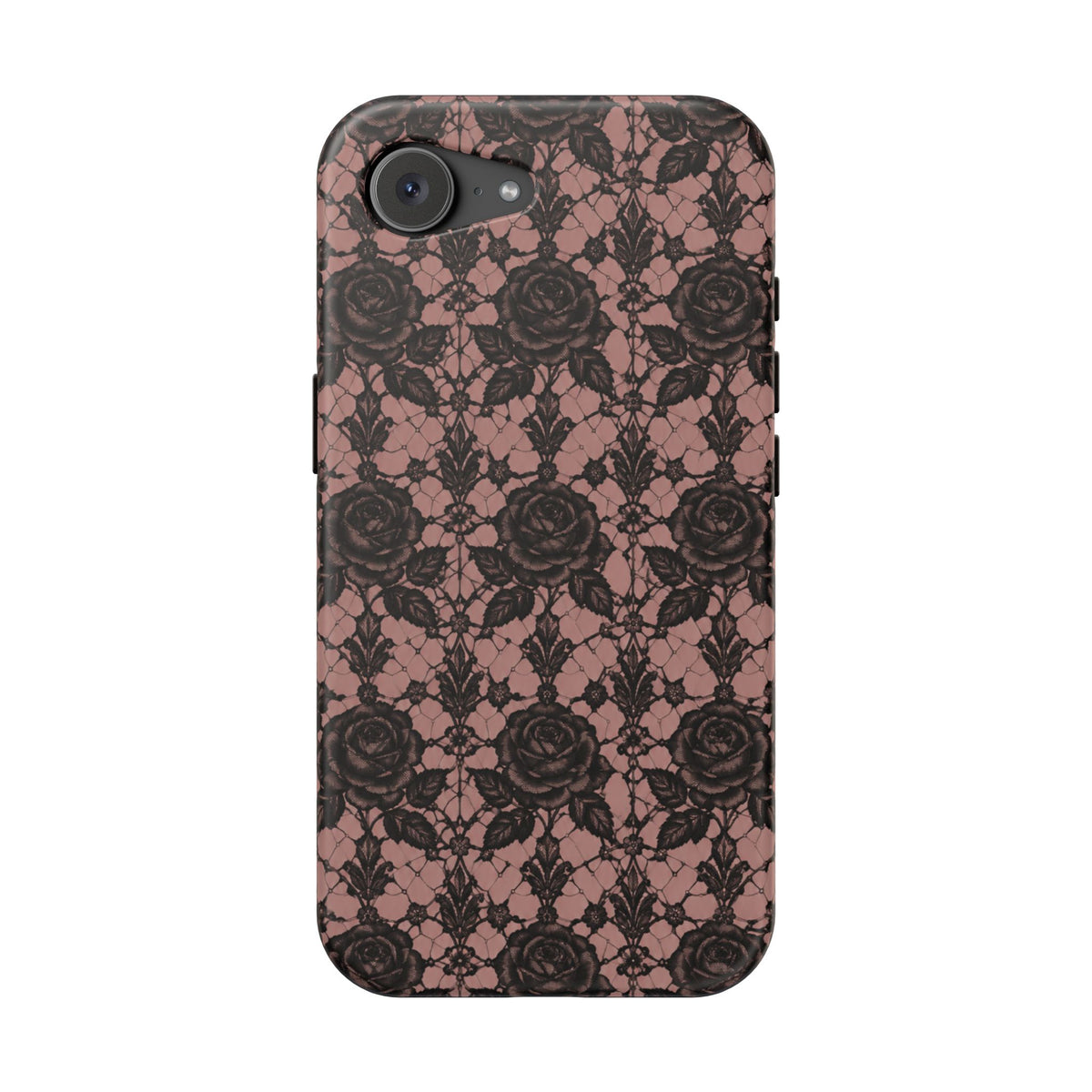 Vintage Black Rose Phone Case, alternate view