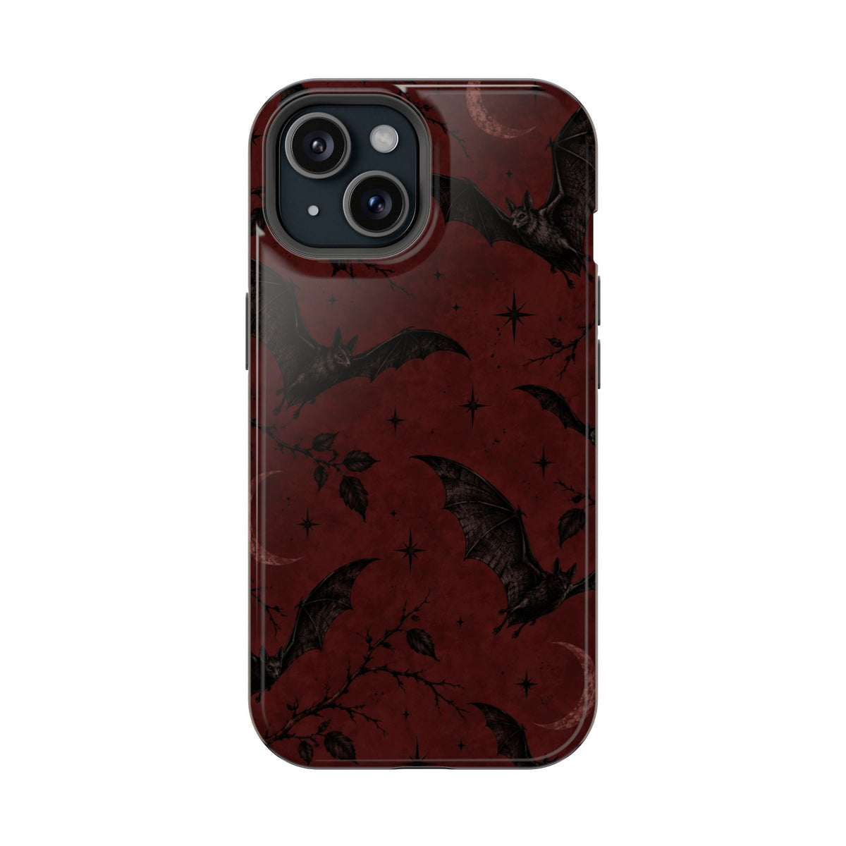 Gothic Bat Moon Magnetic Phone Case, alternate view