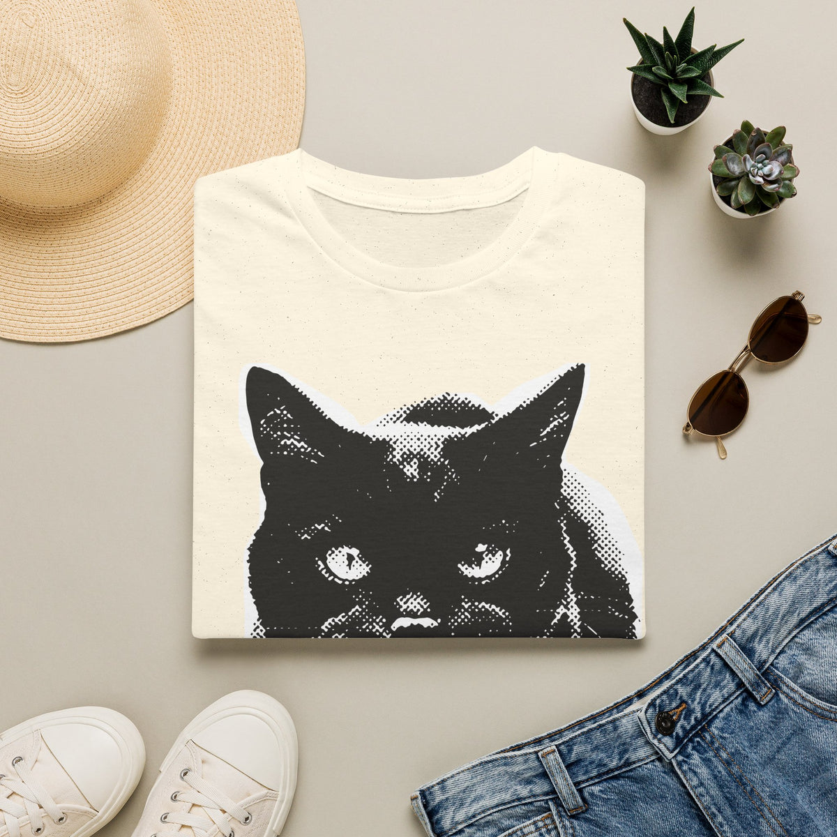 Black Cat Graphic Tee