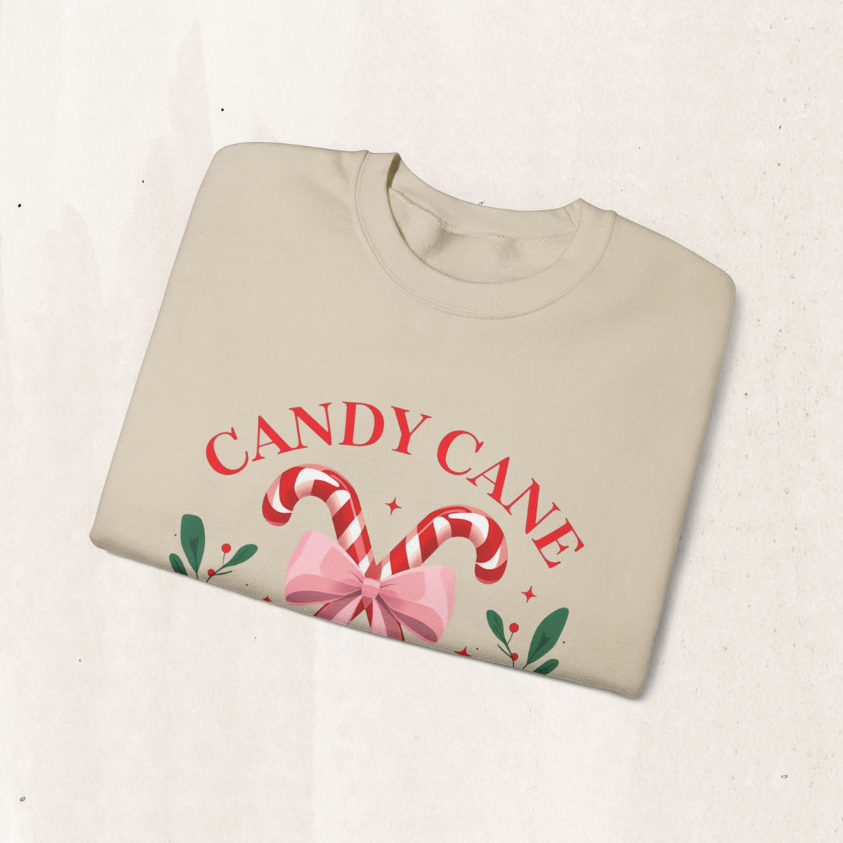Candy Cane Christmas Club Crewneck Sweatshirt
