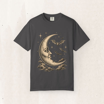 Crescent Moon & Bats Tee