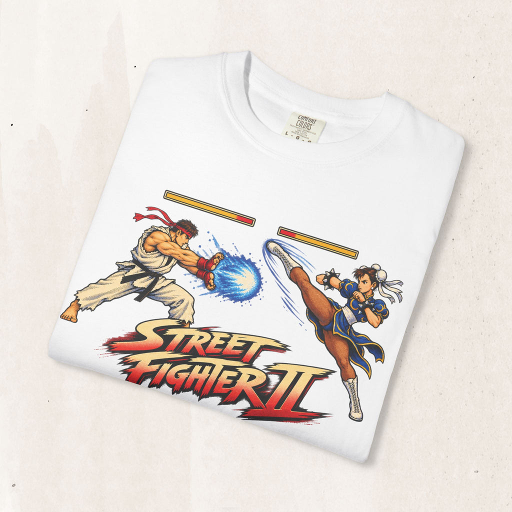 Street Fighter II Ryu vs Chun-Li Graphic Tee
