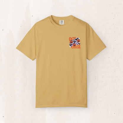 Embroidered Retro "October" Halloween Tee