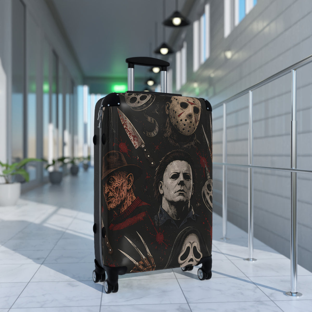 Horror Icons Travel Luggage