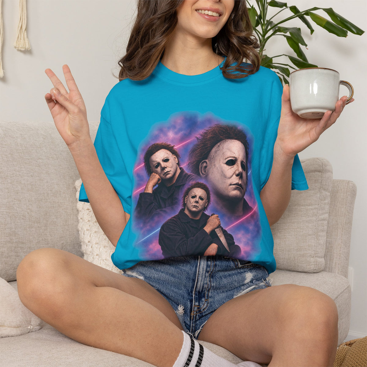 Michael Myers 80's Portrait Tee