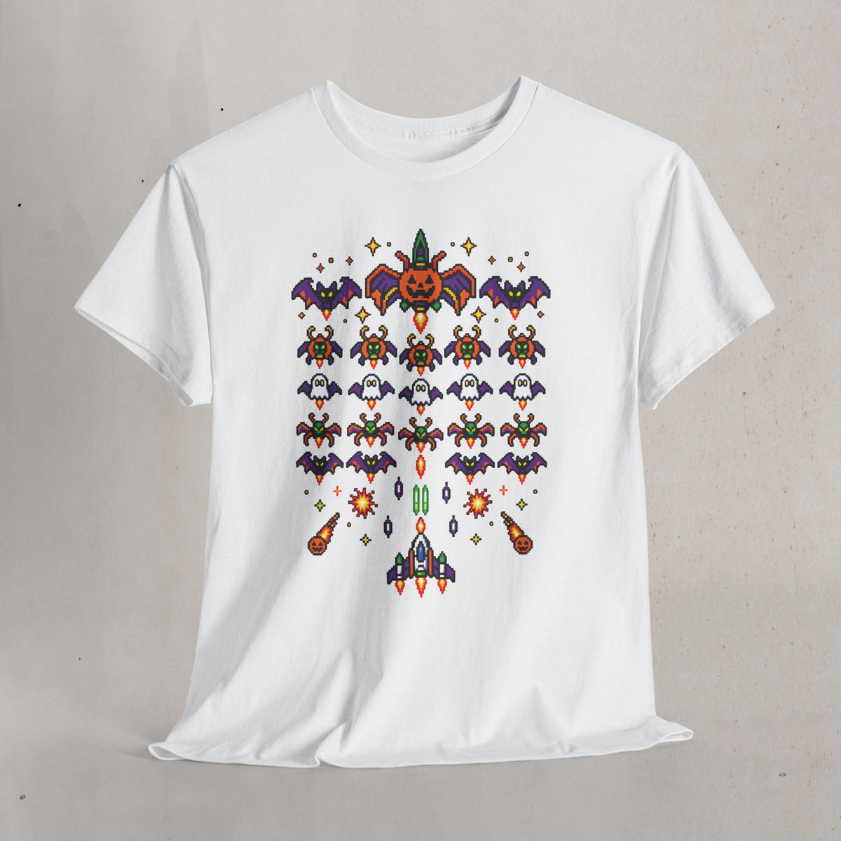 Halloween Galaga Graphic Tee