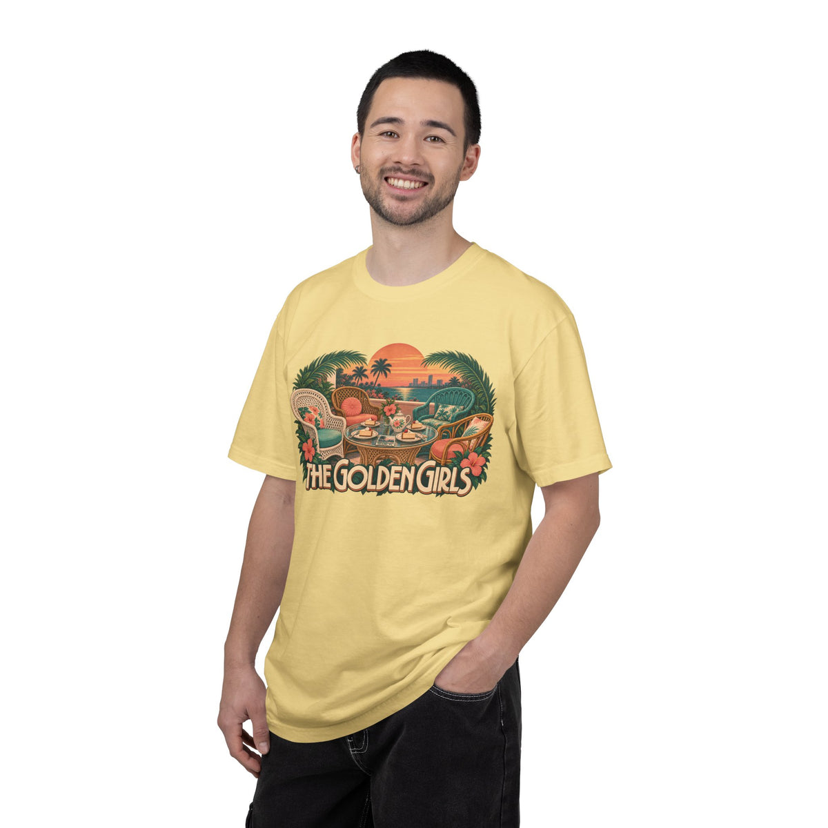Golden Girls Retro Sunset Tee