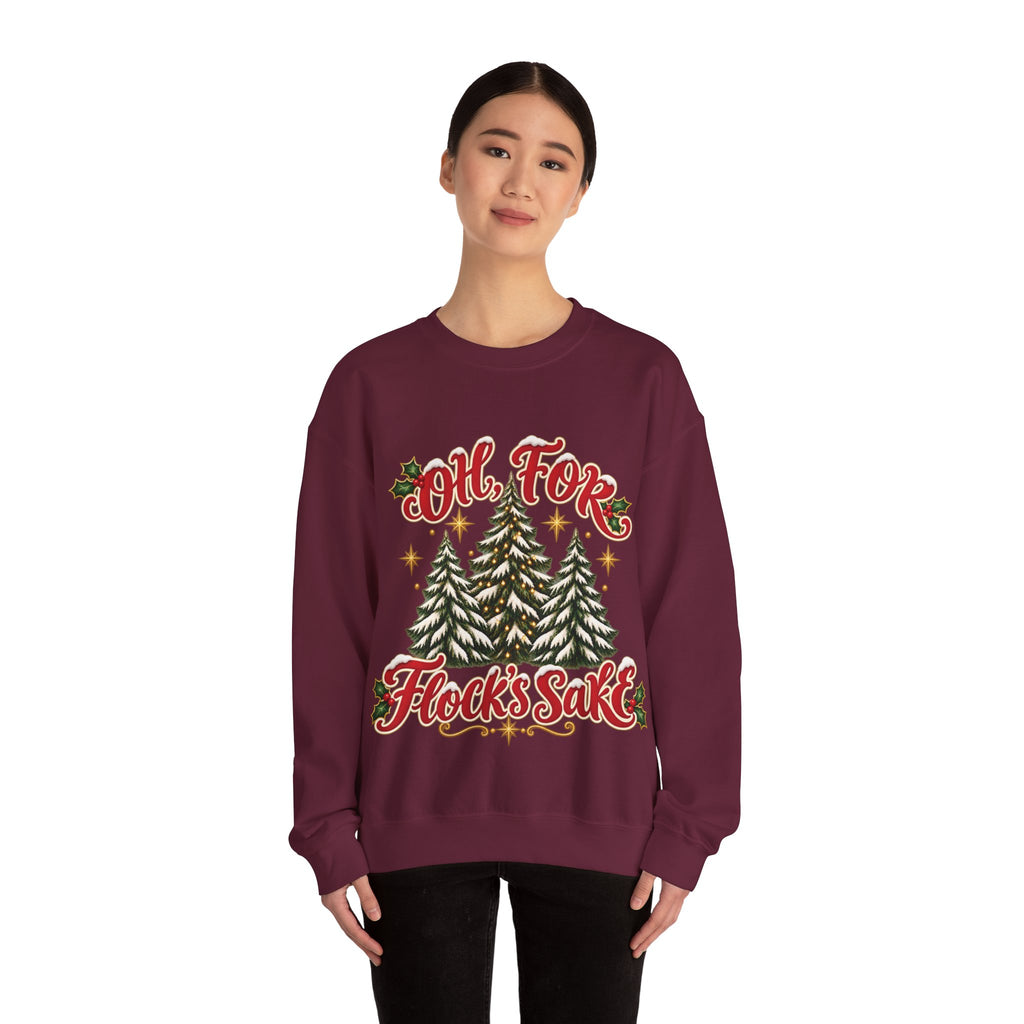 Oh For Flock’s SakeChristmas Tree Sweatshirt
