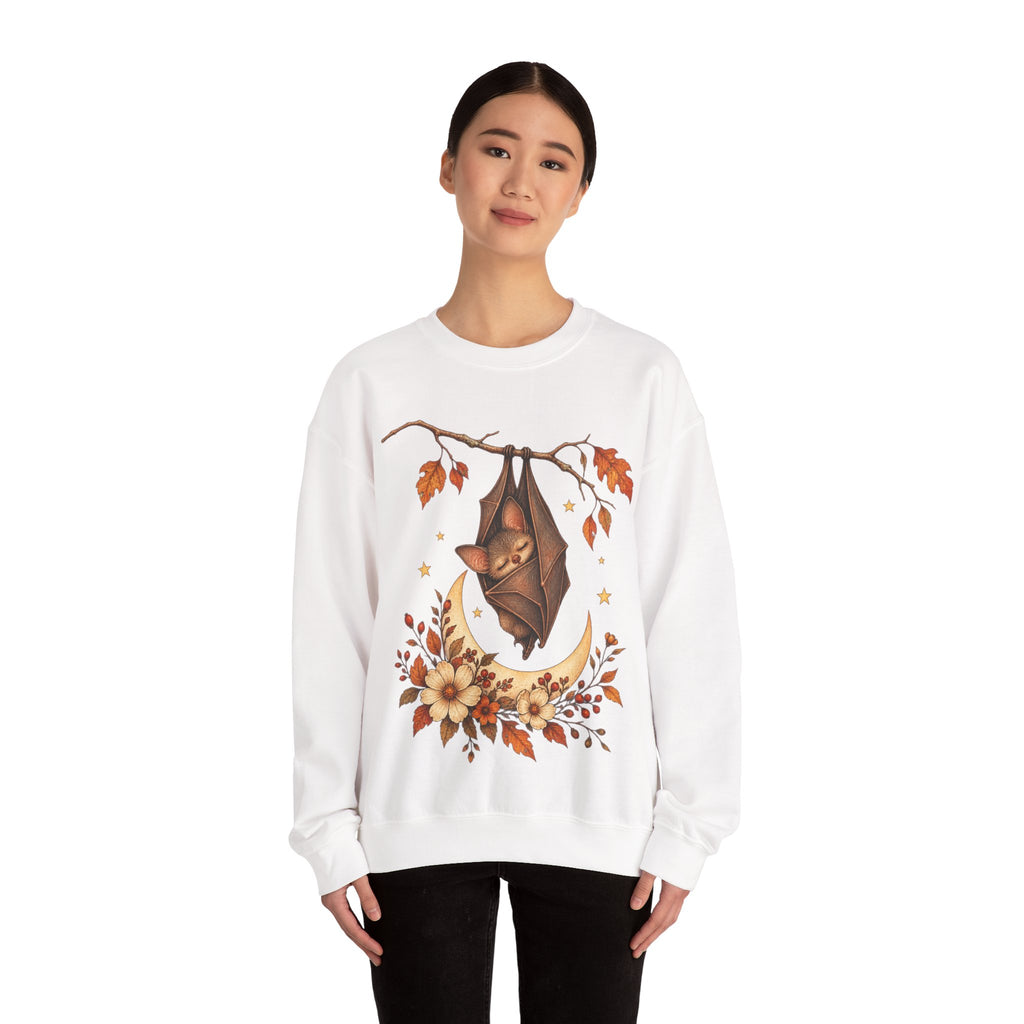 Autumn Bat Moon Crewneck Sweatshirt