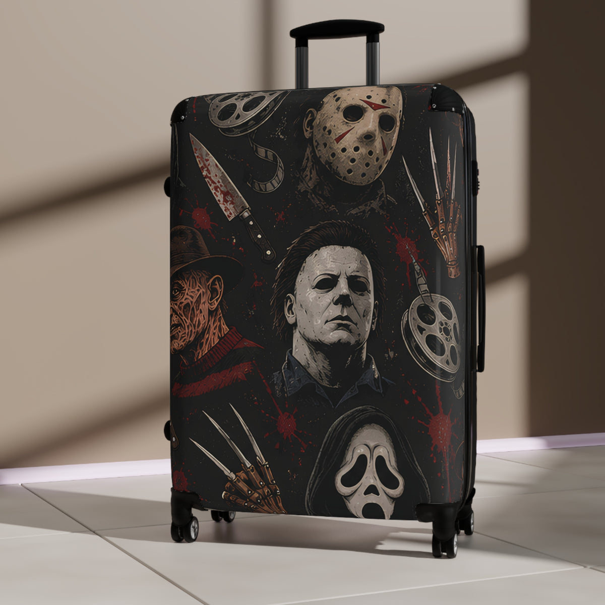 Horror Icons Travel Luggage