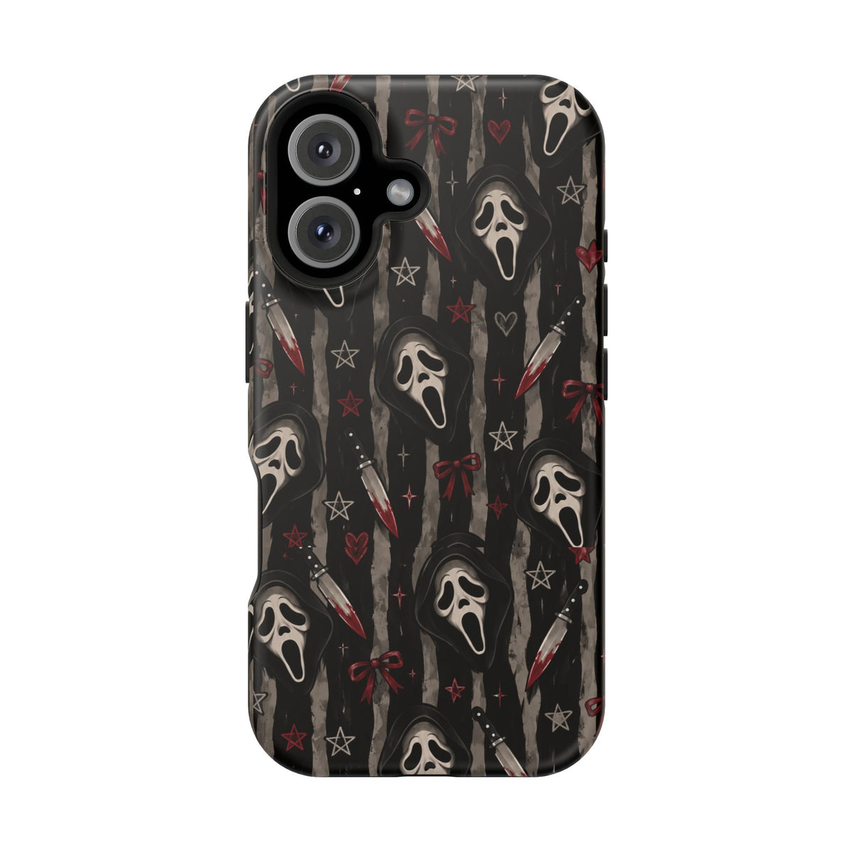 Ghostface Pattern iPhone Case, alternate view