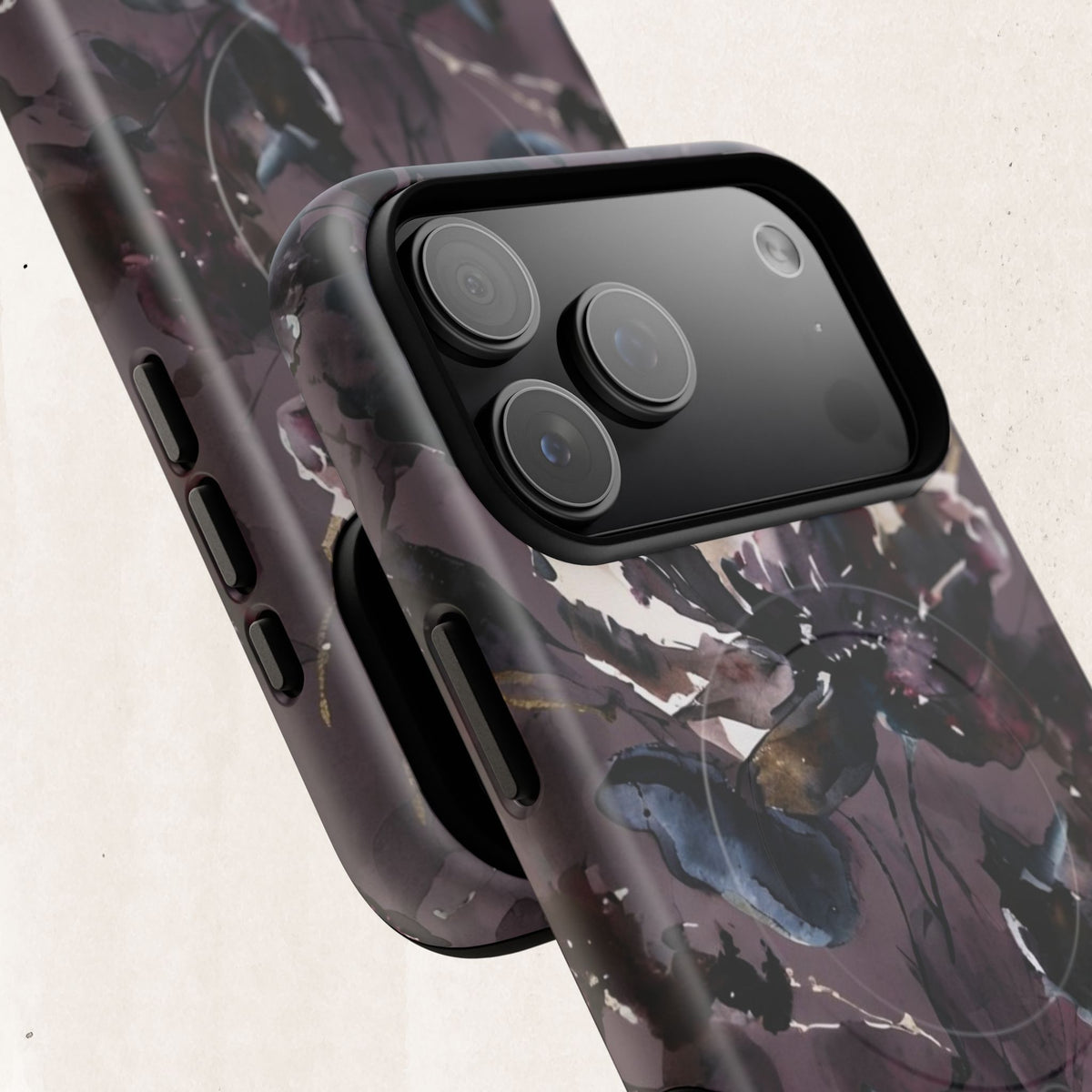Floral Noir Magnetic Phone Case