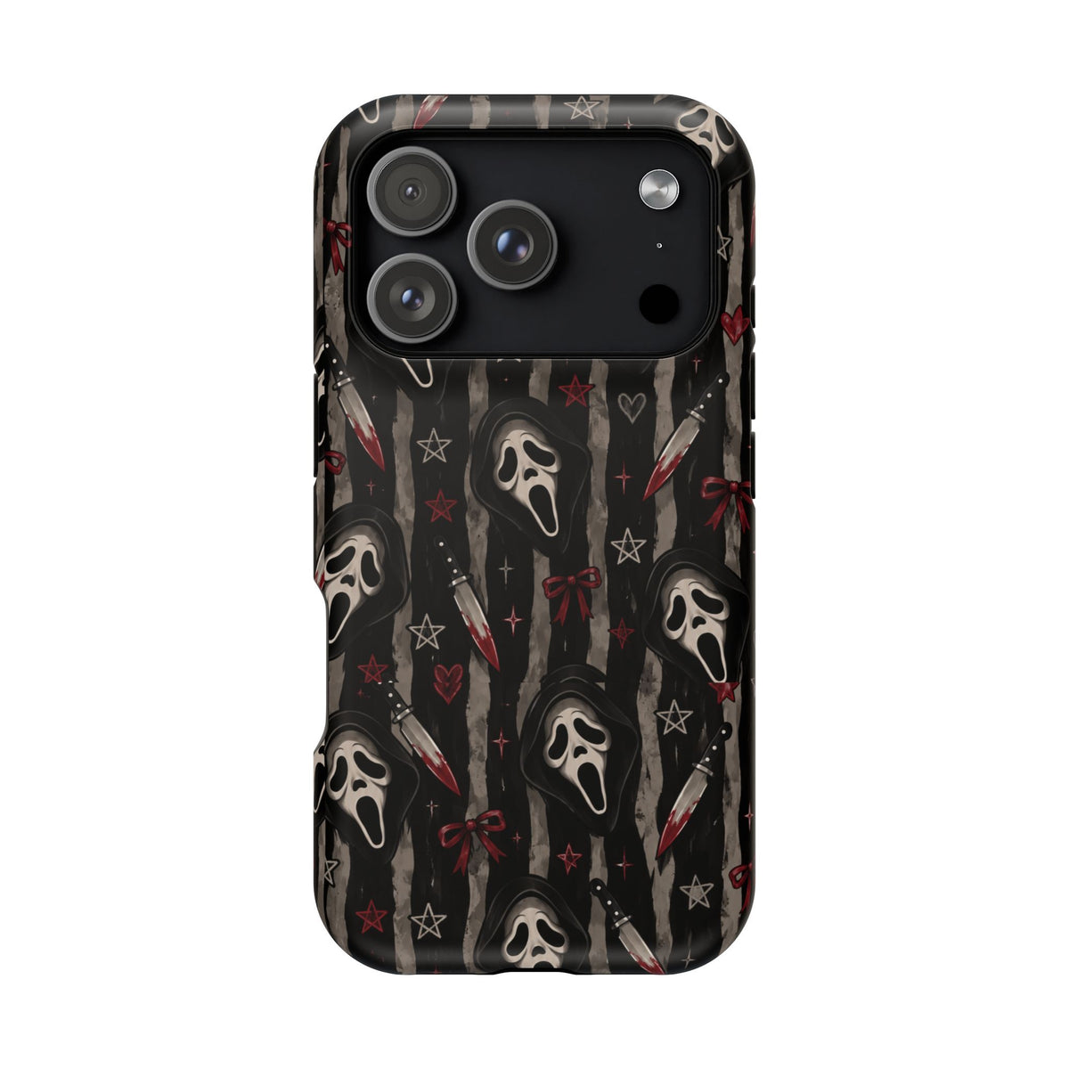 Ghostface Pattern iPhone Case, alternate view