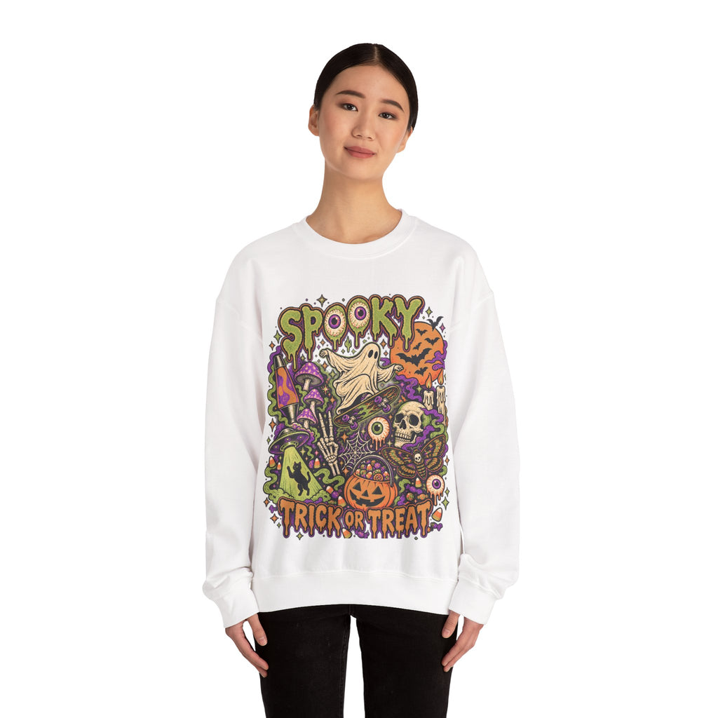 Halloween Spooky Trick or Treat Sweatshirt