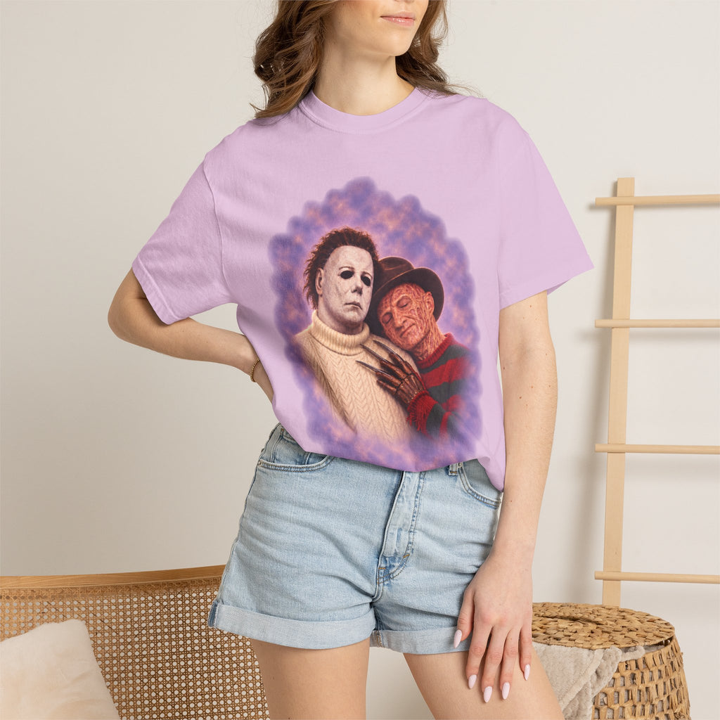Michael Myers & Freddy Kreuger 80's Portrait Tee