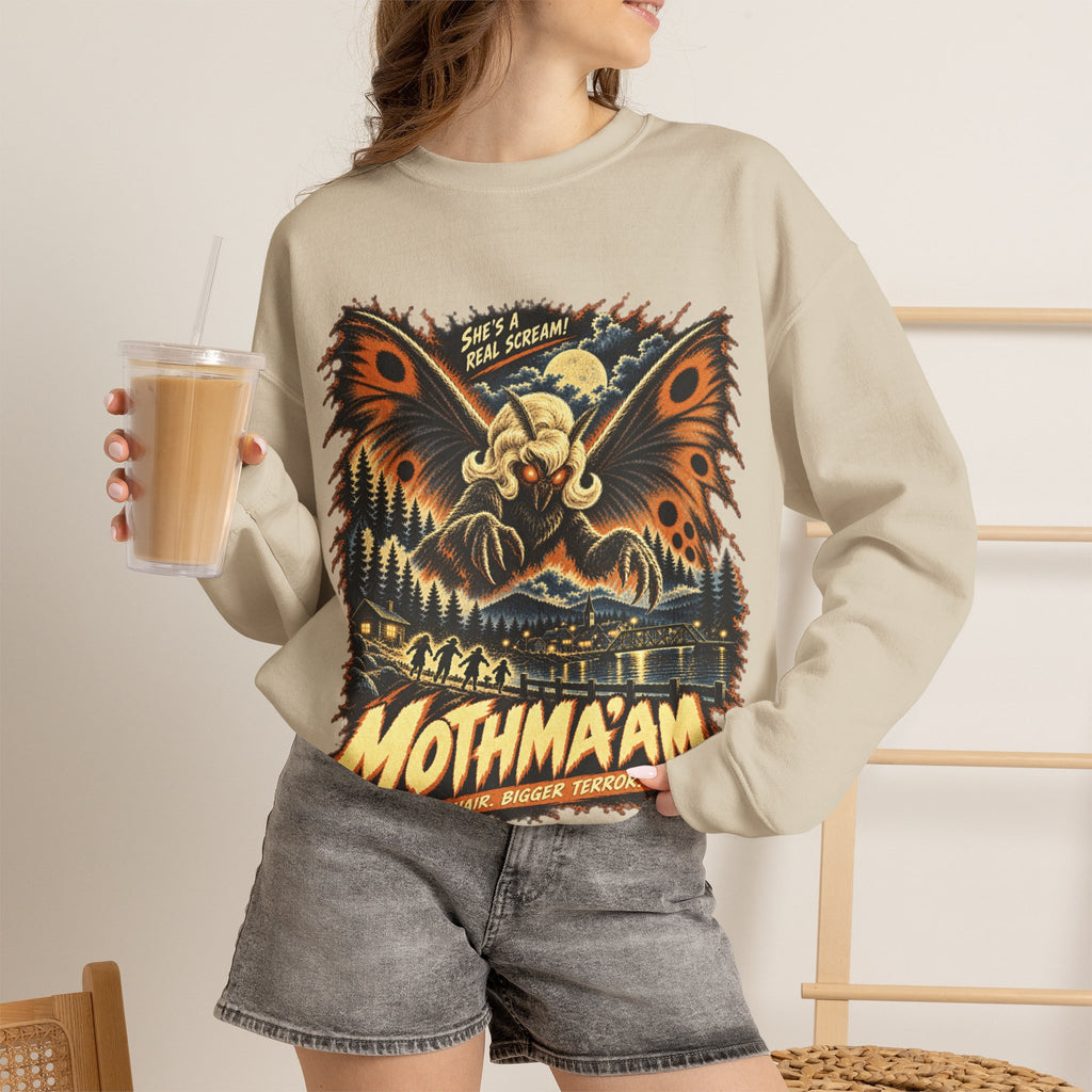 Mothmaam Retro Monster Crewneck Sweatshirt