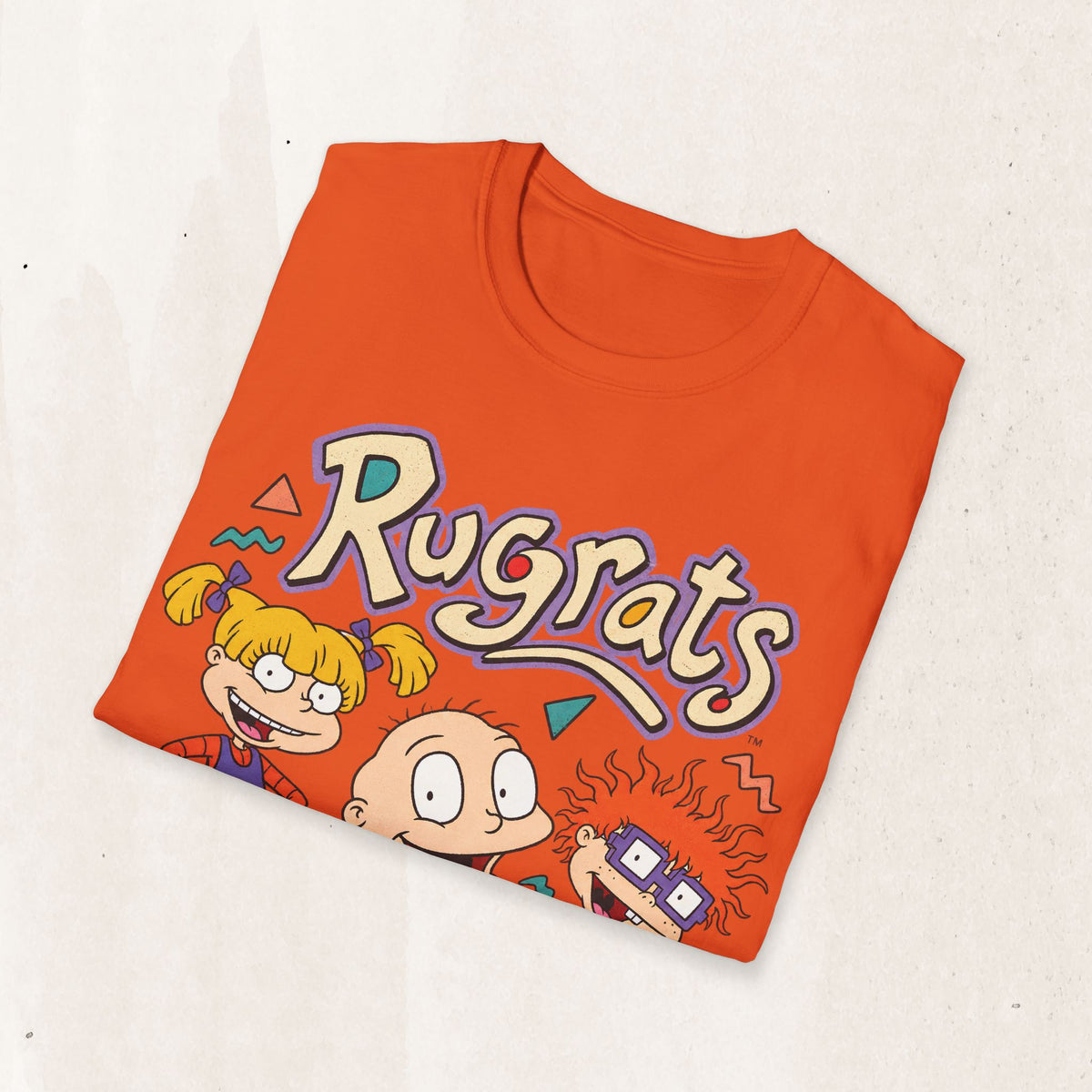 Rugrats Graphic Tee in Orange, alternate view
