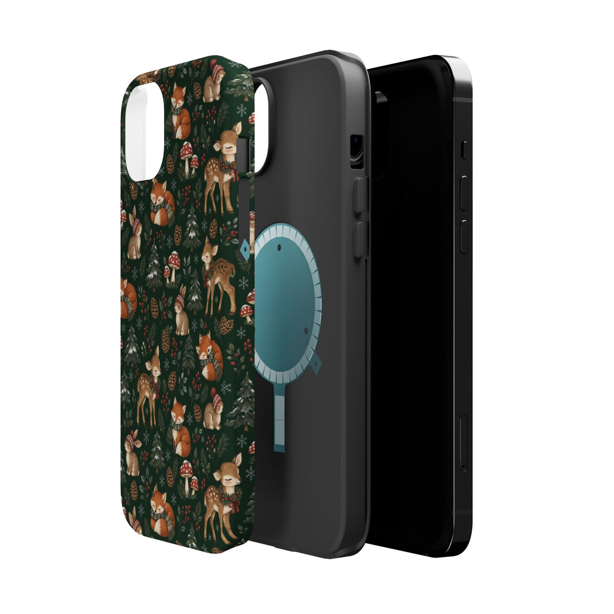 Woodland Fox & Deer MagSafe Phone Case, alternate view