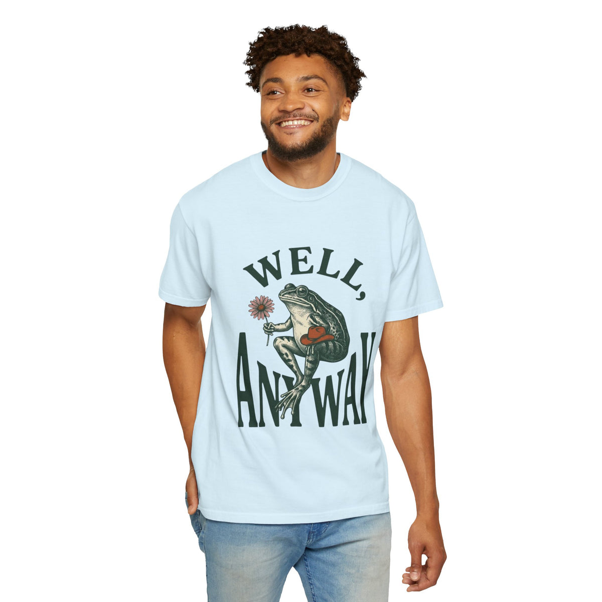 Frog Graphic "Well, Anyway" Tee