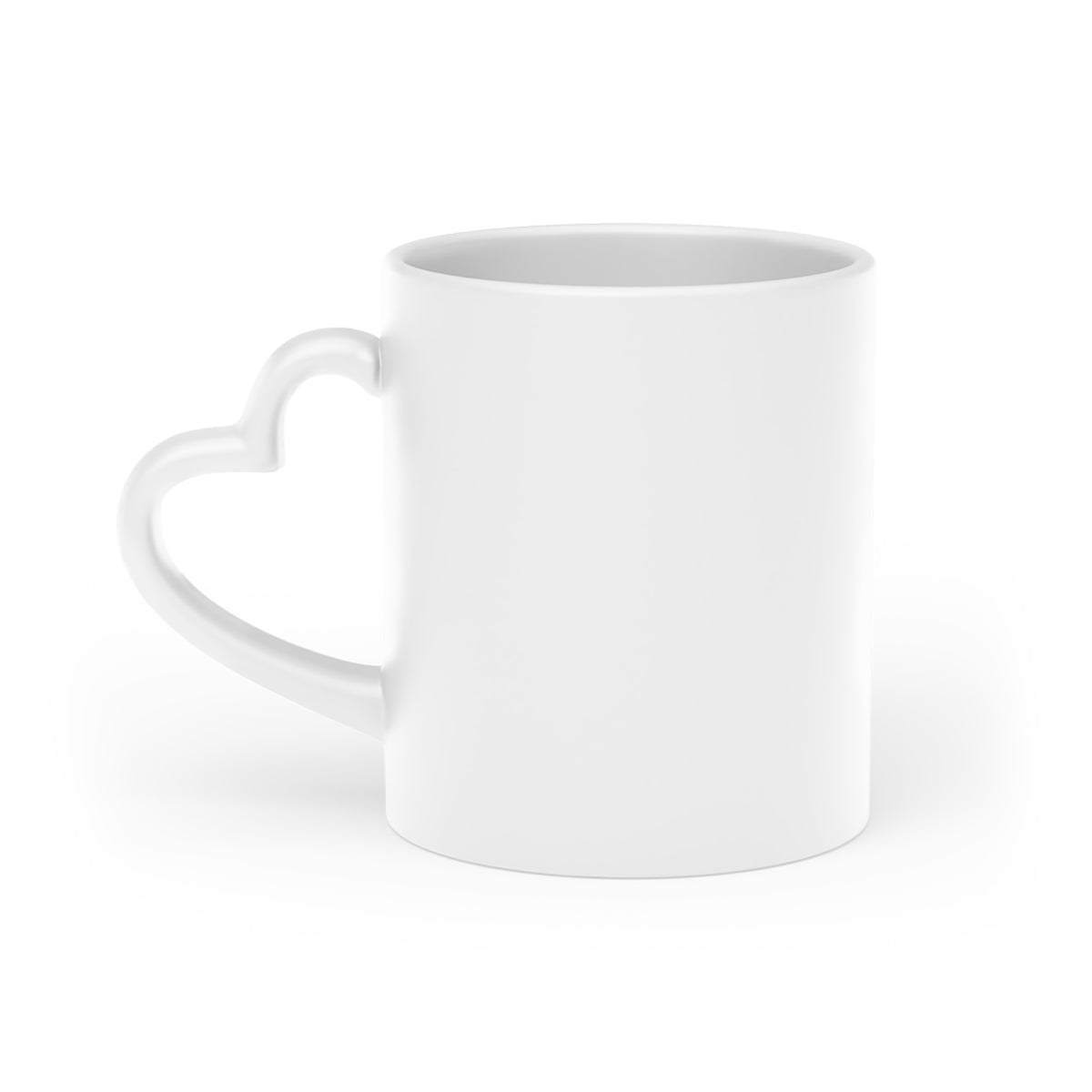 Mom Heart Mug — Floral Script Mother's Day Coffee Cup