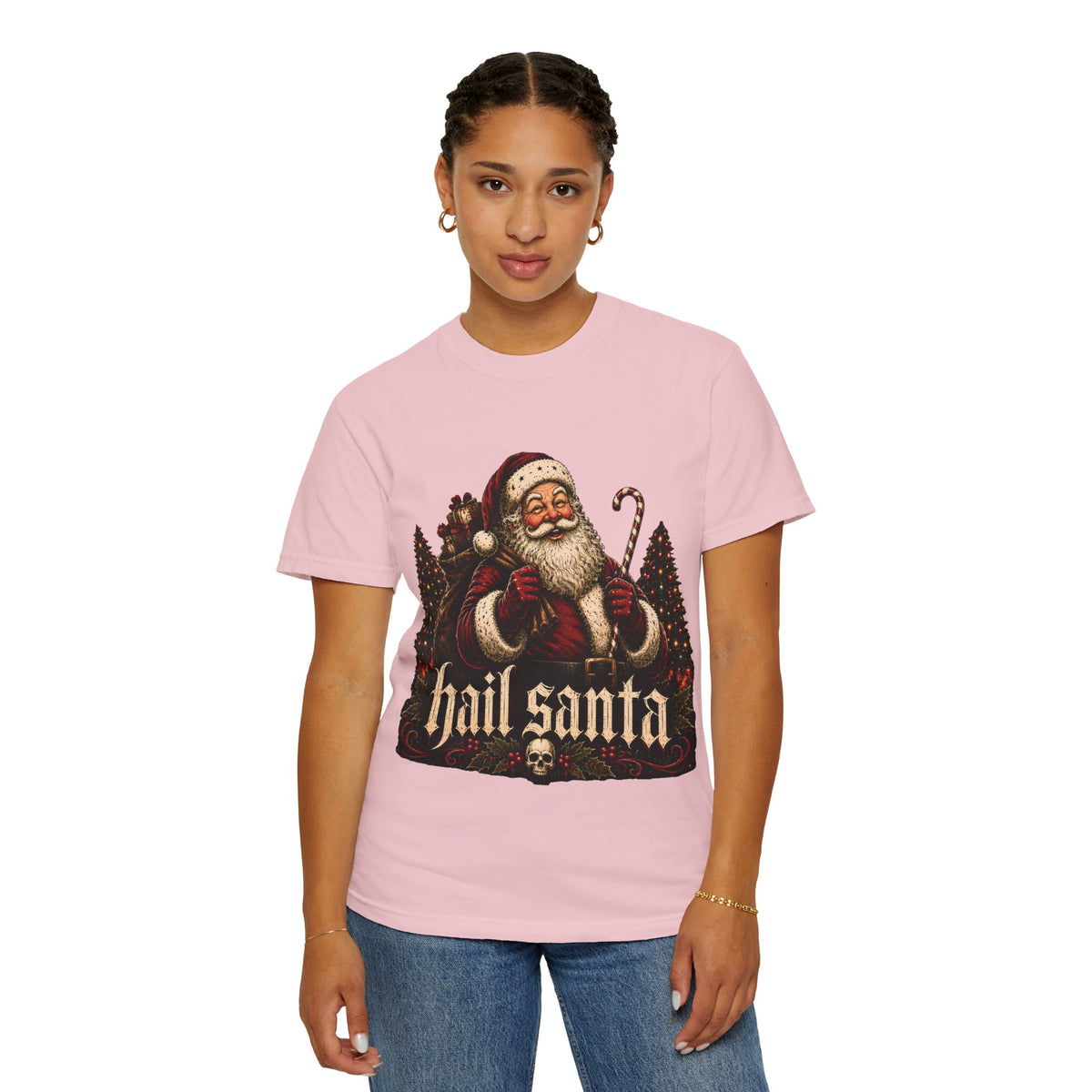 Hail Santa Vintage Graphic Tee