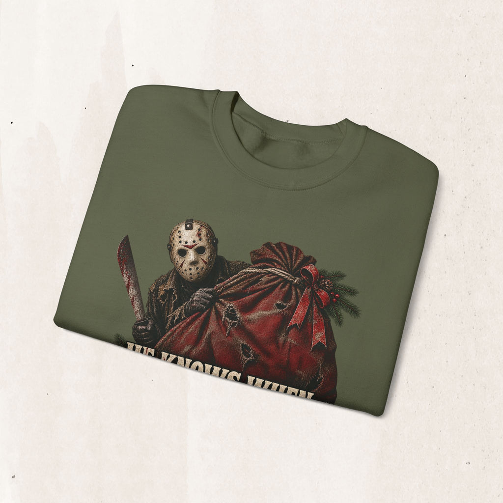 Jason Vorhees Christmas Crewneck Sweatshirt