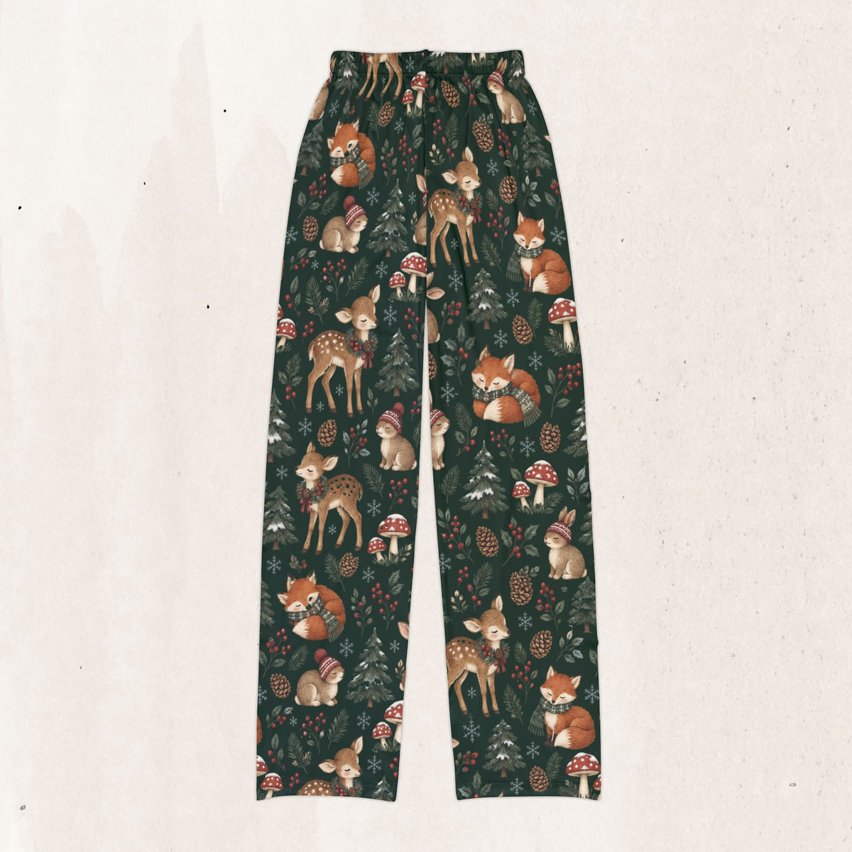 Kids Woodland Holiday Pajama Pants