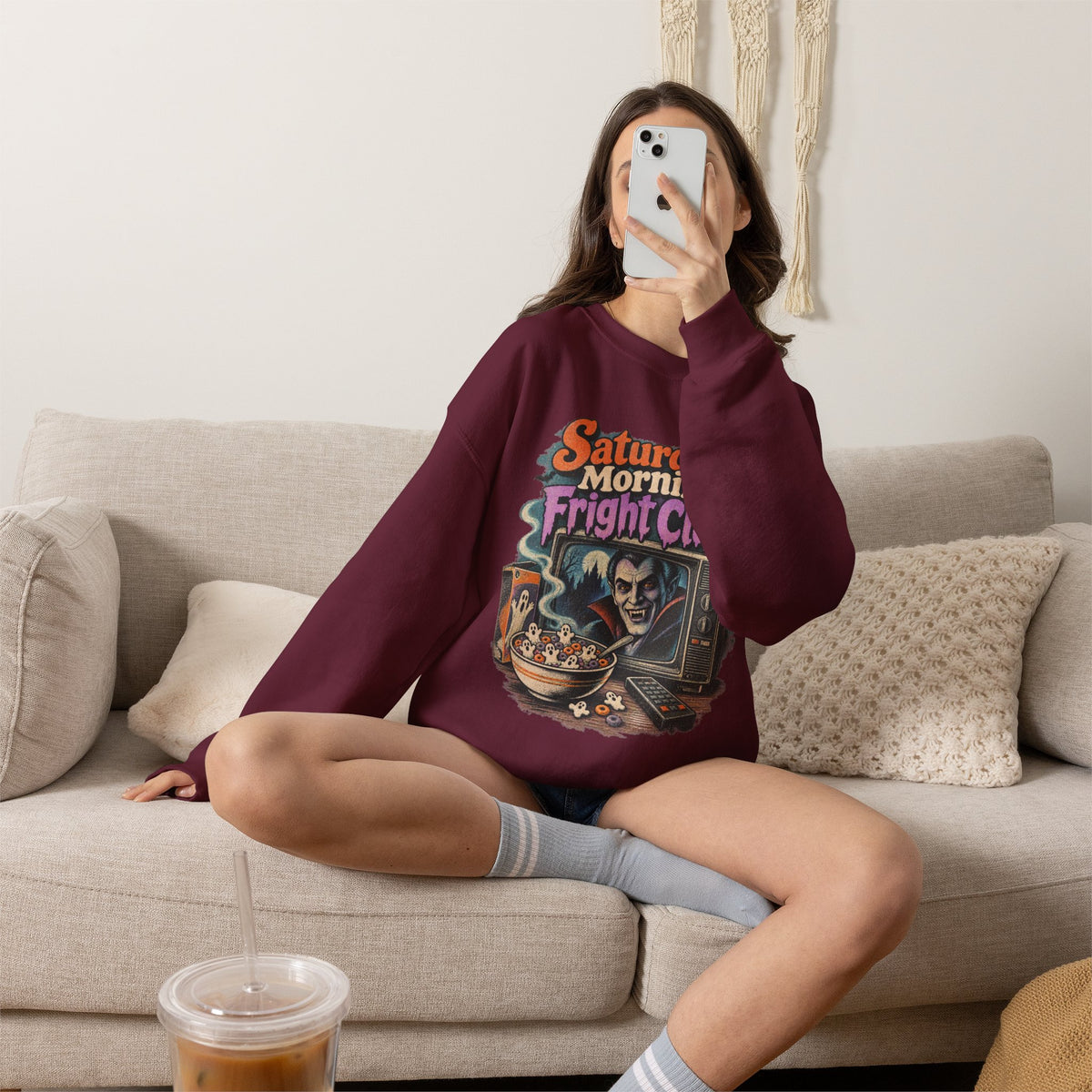 Saturday Morning Fright Club Crewneck Sweatshirt