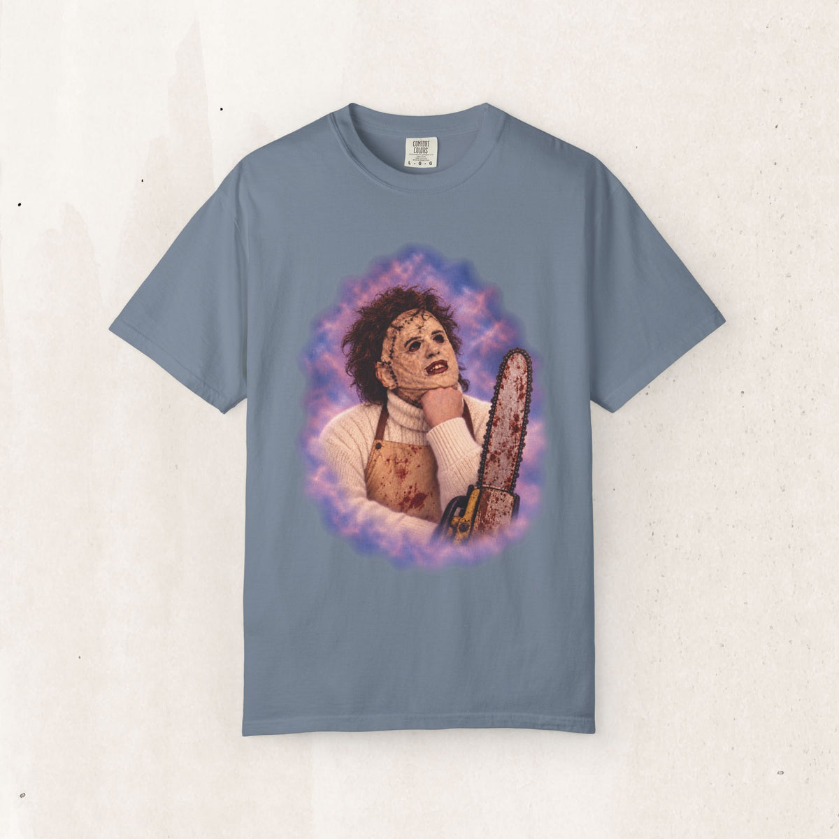 Leatherface 80's Portrait Tee – Blue Jean