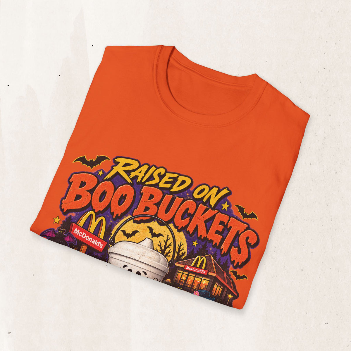 Halloween "Raised on Boo Buckets" Tee