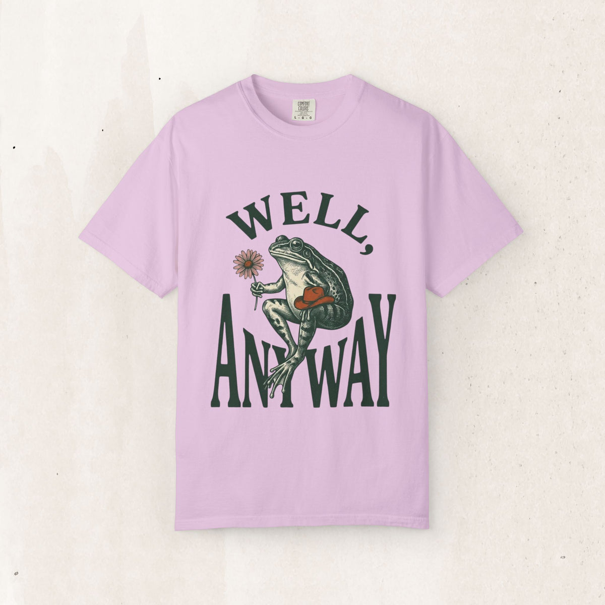 Frog Graphic "Well, Anyway" Tee